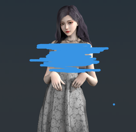 【人物卡】漂亮的长发长裙美女JianDan.1单人物分享-VAM资源