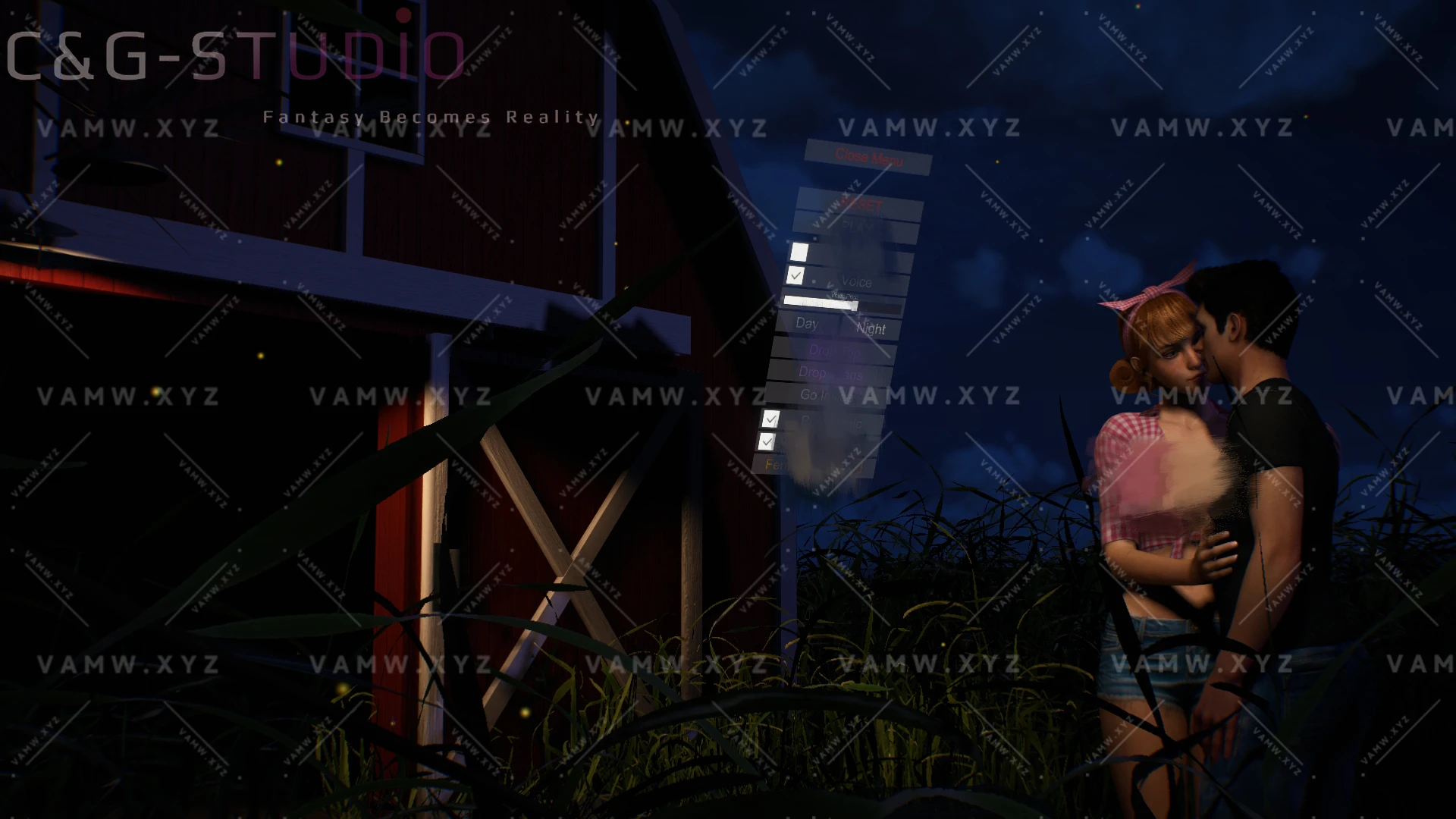 [VAM场景scene]真实女友游戏The_Naughty_Farm_Girl淘气的农场女孩-VAM资源