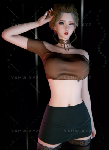 [人物]VR真实女友游戏人物卡 邻家小妹鱼露露02-VAM资源