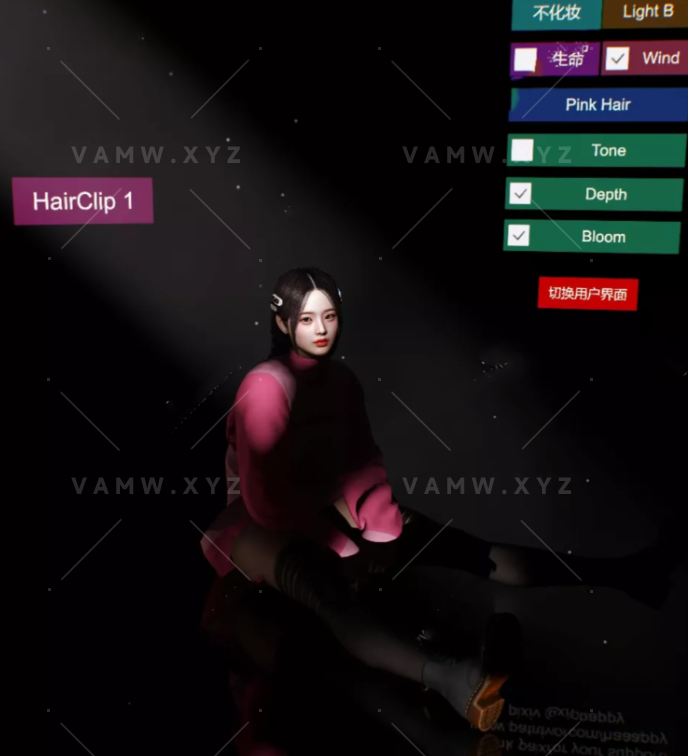 [人物]VR真实女友游戏人物卡 happy.H026.1 - VAM资源-VAM资源