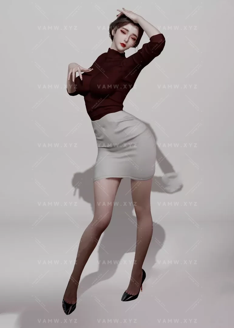 [VAM人物Looks]真实女友游戏 huahua.Lady_01.1-VAM资源