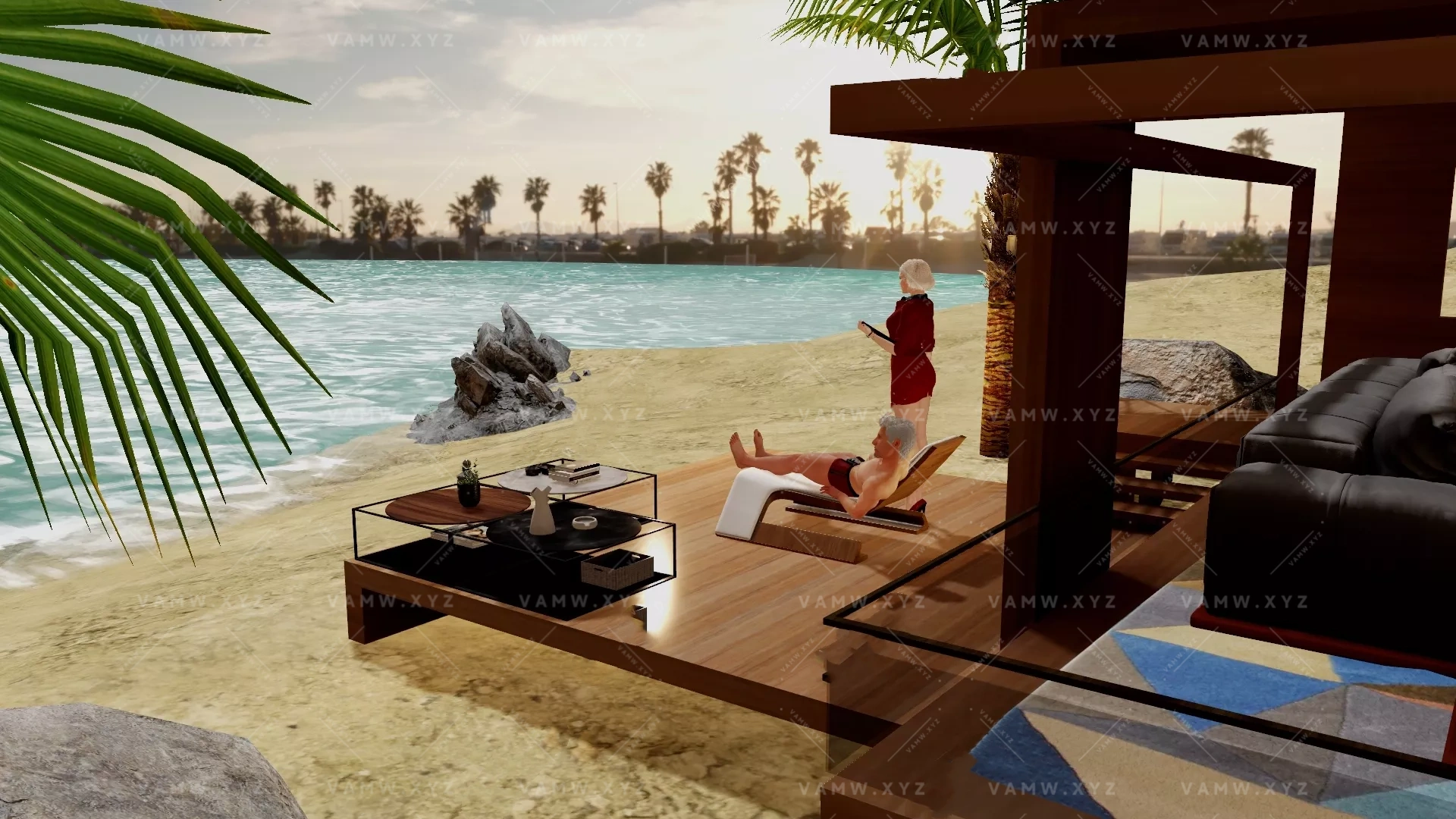 [VAM场景scene]真实女友游戏 VAMFantasy.Executives_Vacation.2-VAM资源