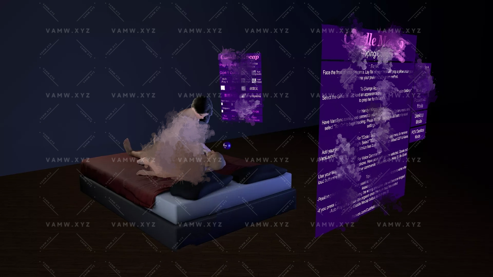 [VAM场景scene]真实女友游戏CuddleMocap.034-Looping-Riding_Girl.2-VAM资源