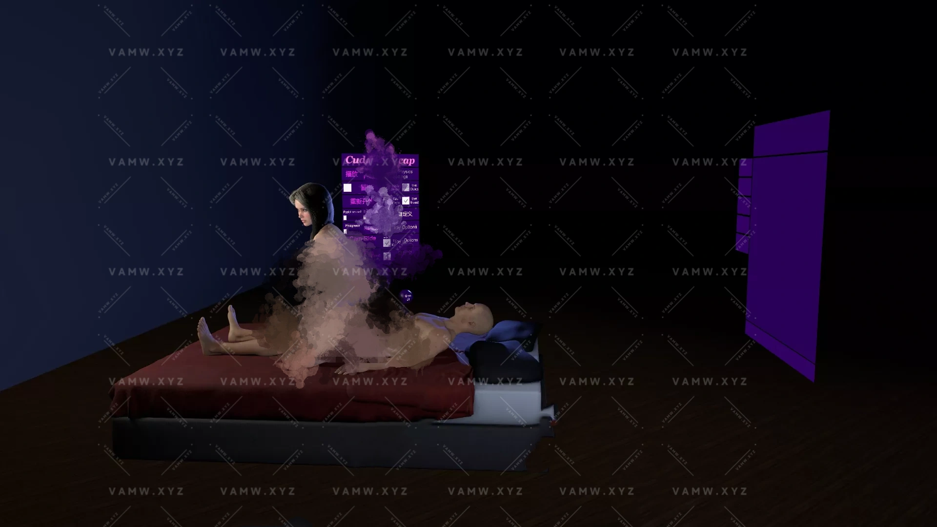 [VAM场景scene]真实女友游戏CuddleMocap.033-Looping-Reverse-Riding.1-VAM资源