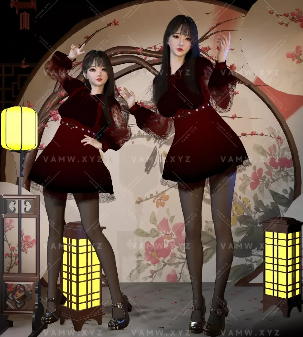 [VAM人物Looks]真实女友游戏 Able.姐妹花.1-VAM资源