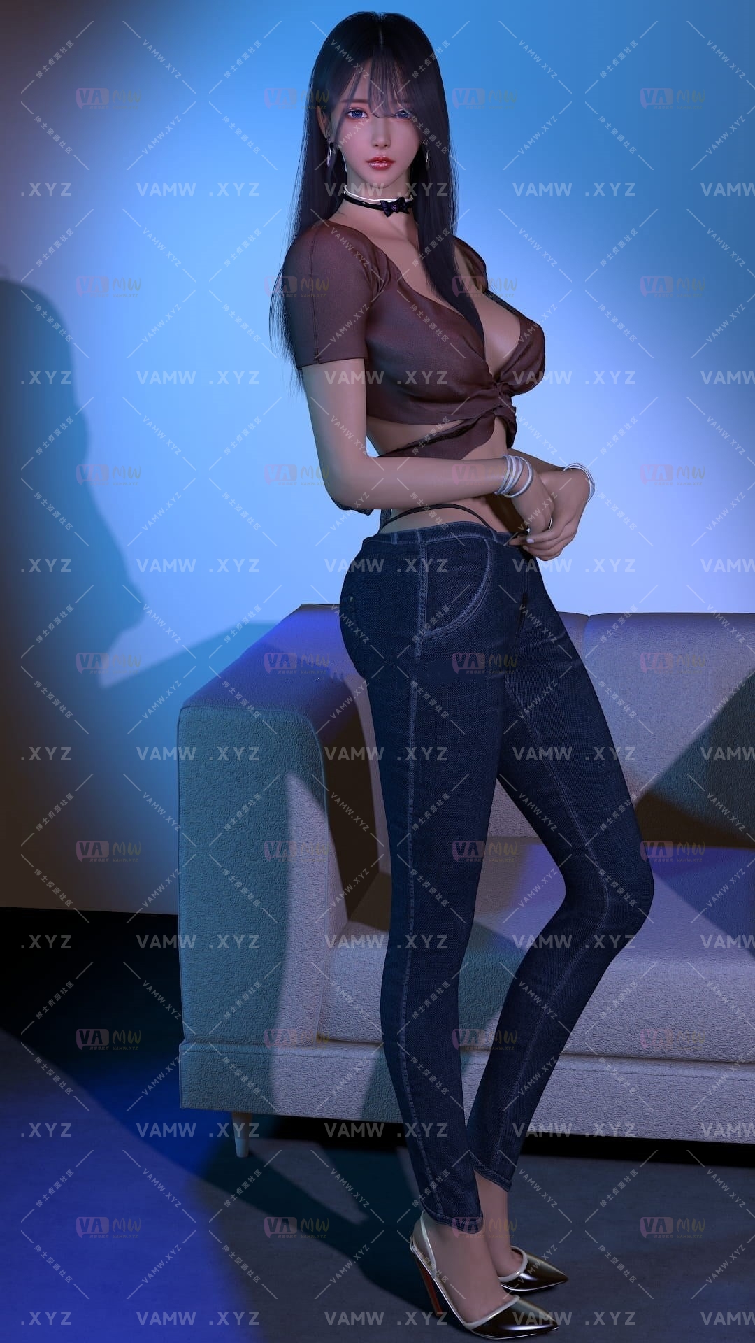 图片[2]-[VAM人物Looks]真实女友游戏qiaqia.潇潇.1 - VAM资源-VAM资源