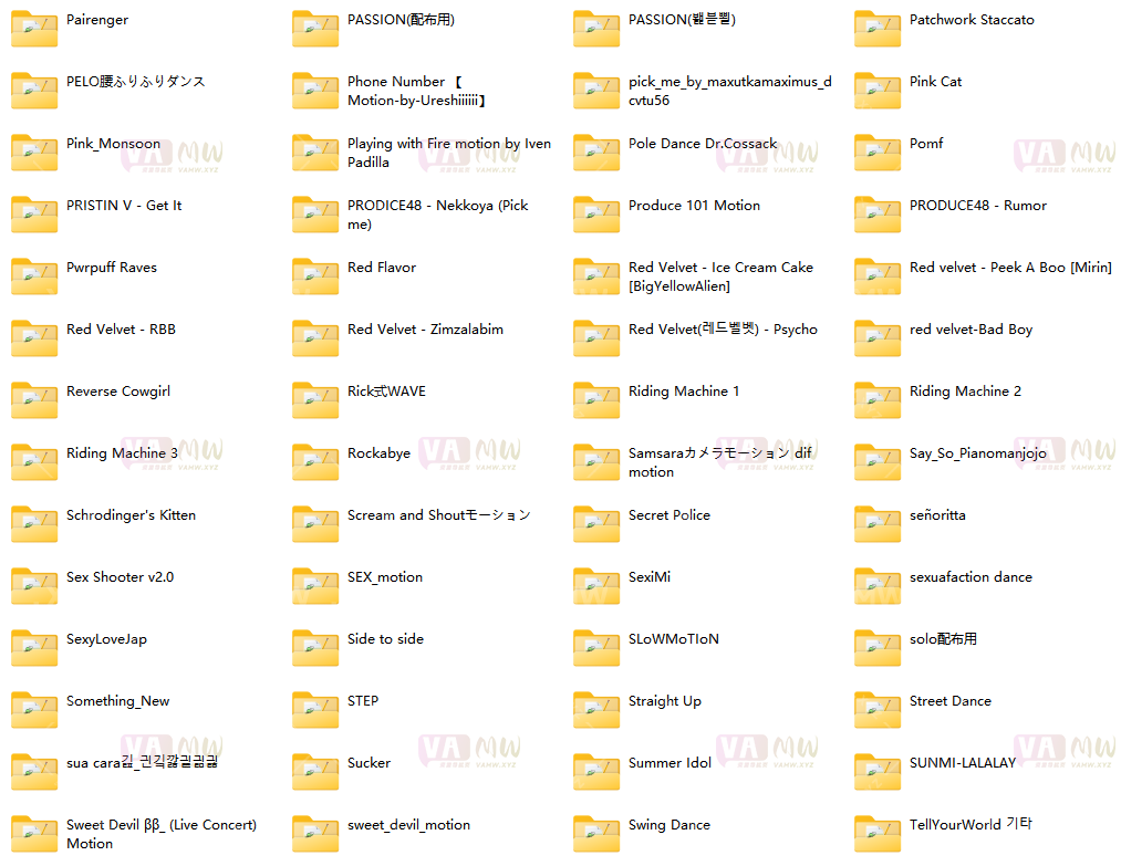 图片[4]-[VAM舞蹈] VMD资源 307部各类舞蹈资源整合包 9.9G - VAM资源-VAM资源