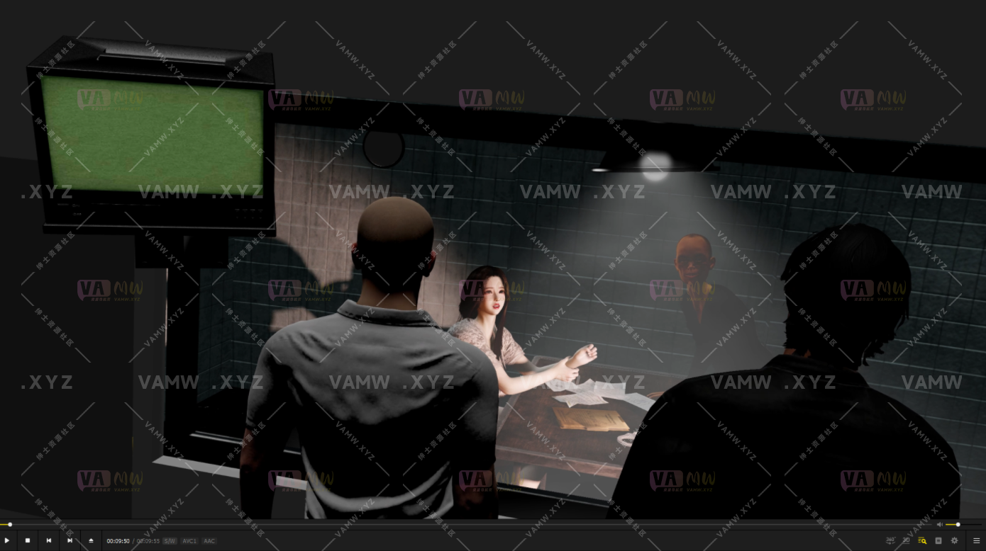 [大片Videos]初级短片_落榜女神的网红路_审讯室（经典场景剧情）-VAM资源