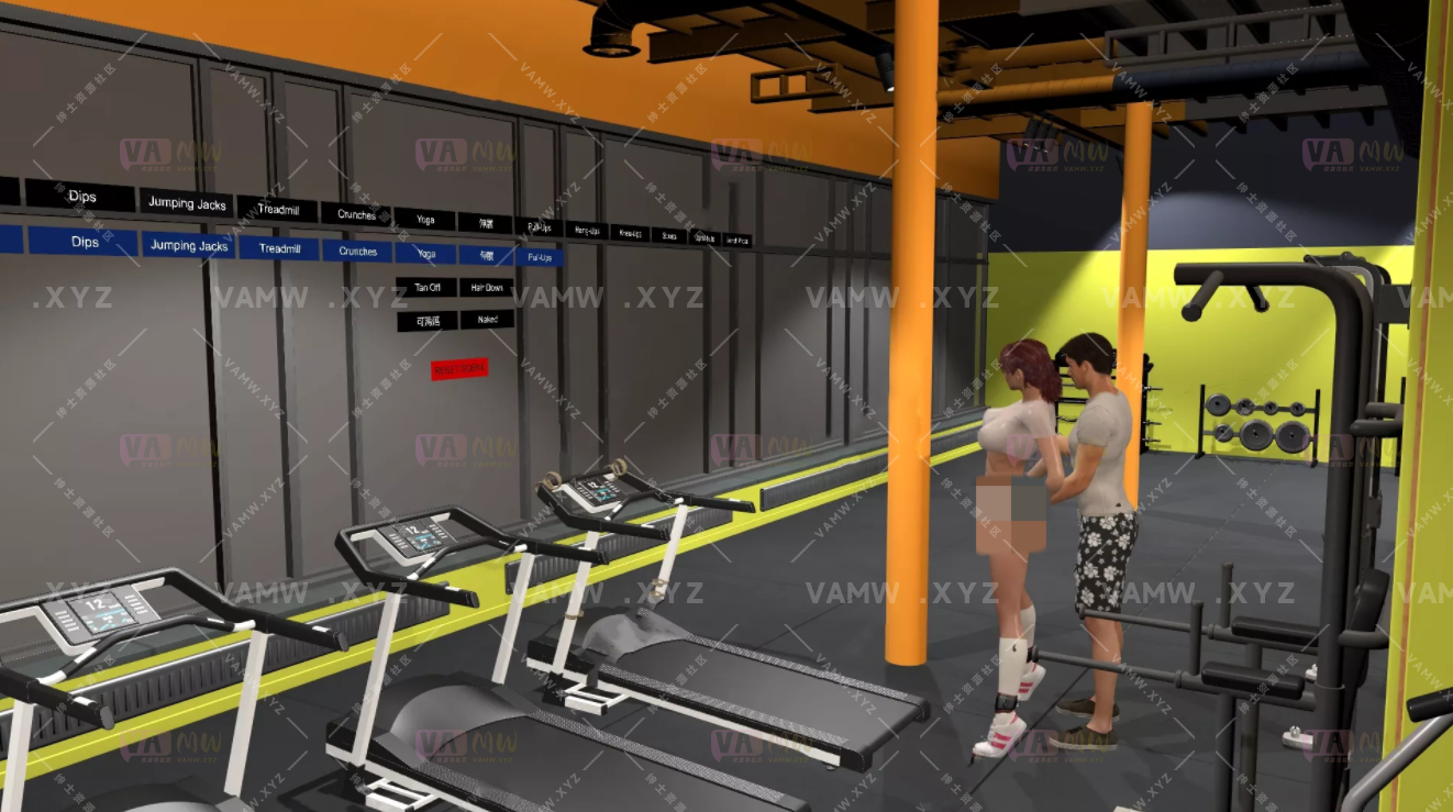 [VAM场景scene]真实女友游戏SlamT.BootyBondageWorkout.1-VAM资源