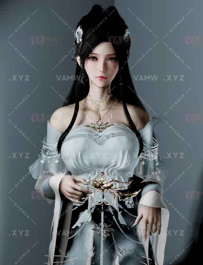 [VAM人物Looks]真实女友游戏 完美世界 清漪XFprog.QingYi2-1.1-VAM资源