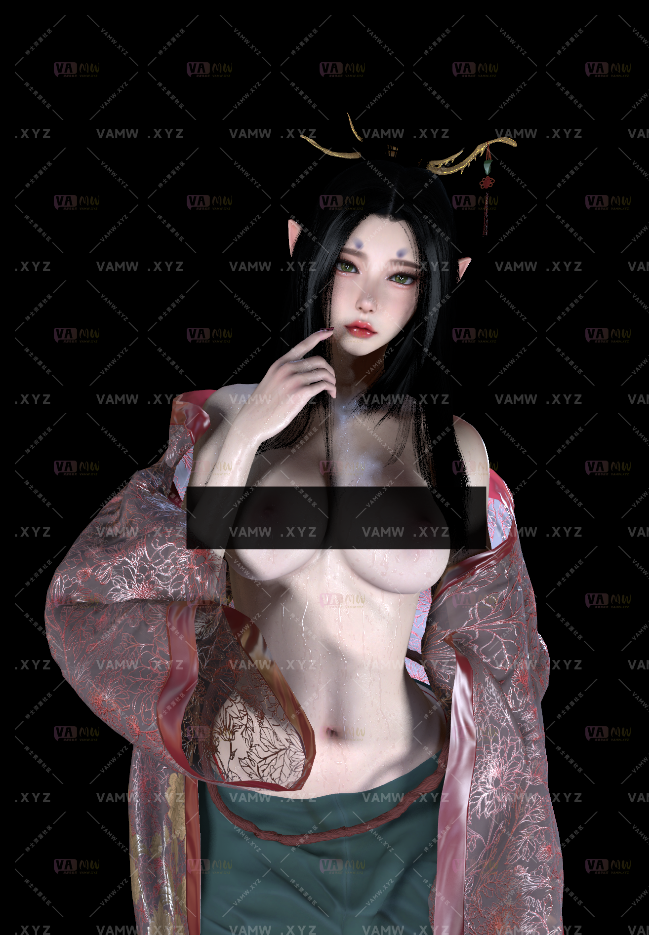 [VAM人物Looks]真实女友游戏 mofeng.heishenhuapingping_Fixed.1.var 黑神话悟空萍萍-VAM资源