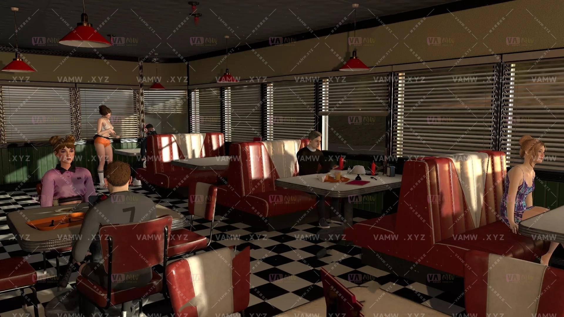 [VAM场景scene]真实女友游戏 PrimeMocap.TheWaitress.1.var-VAM资源