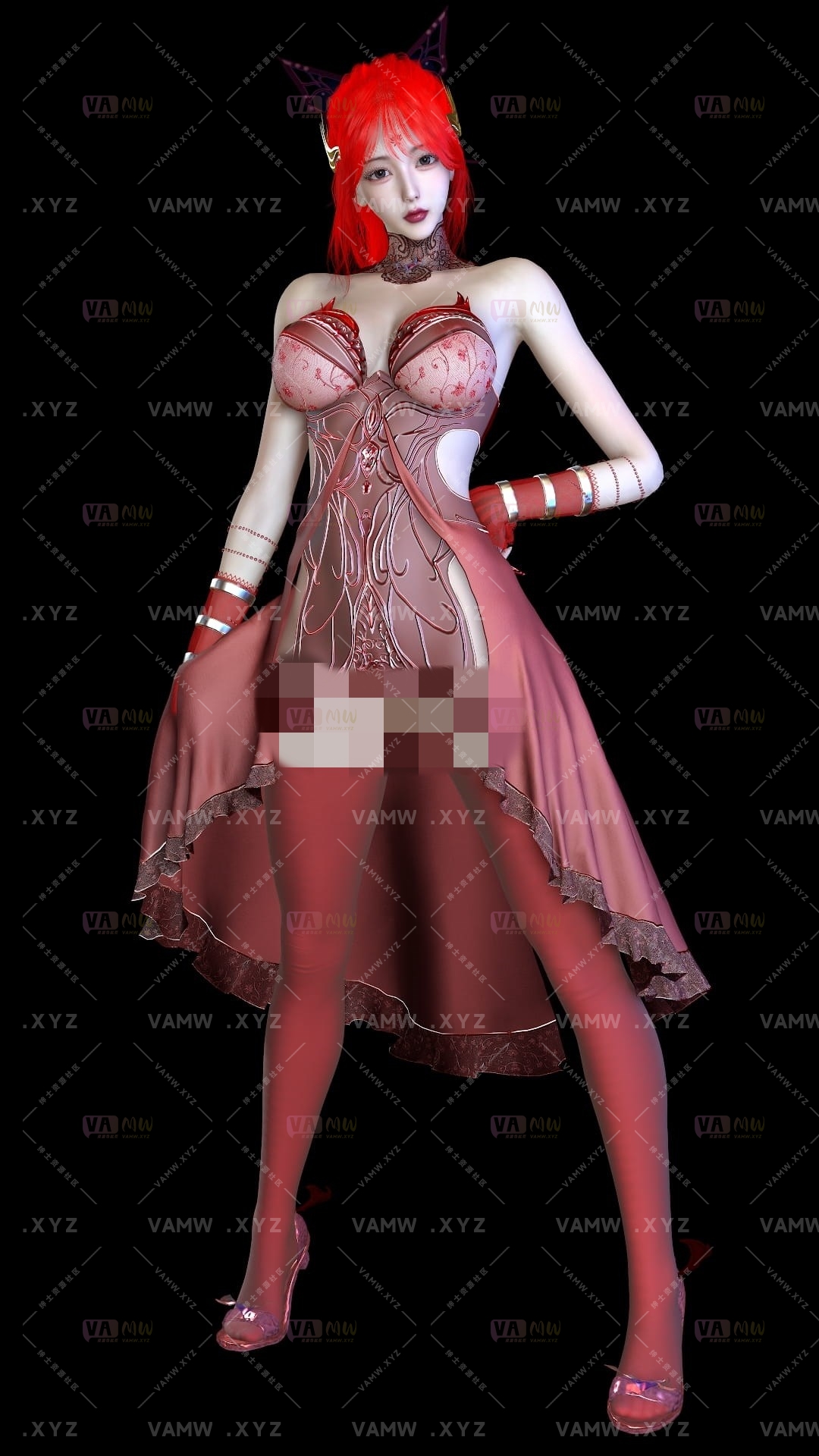 [VAM人物Looks]真实女友游戏 lelesmile.乐乐红仙儿.1.var-VAM资源