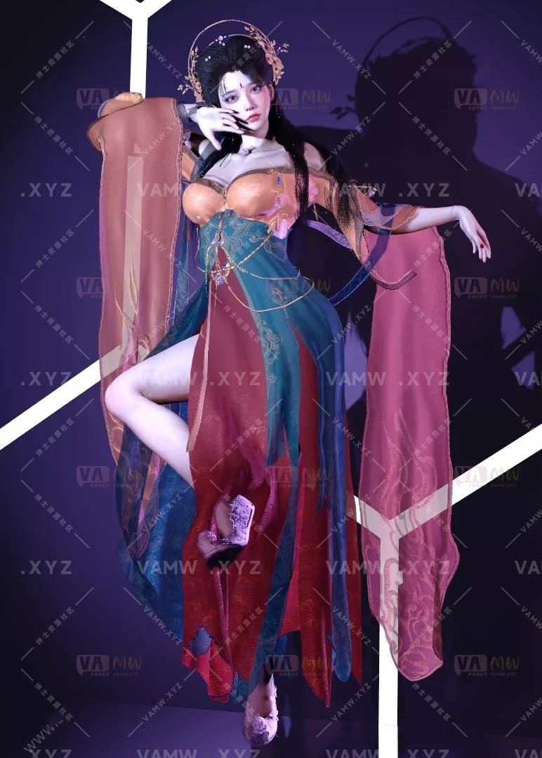 图片[2]-[VAM人物Looks]真实女友游戏 未知.敦煌飞仙.1.var - VAM资源-VAM资源