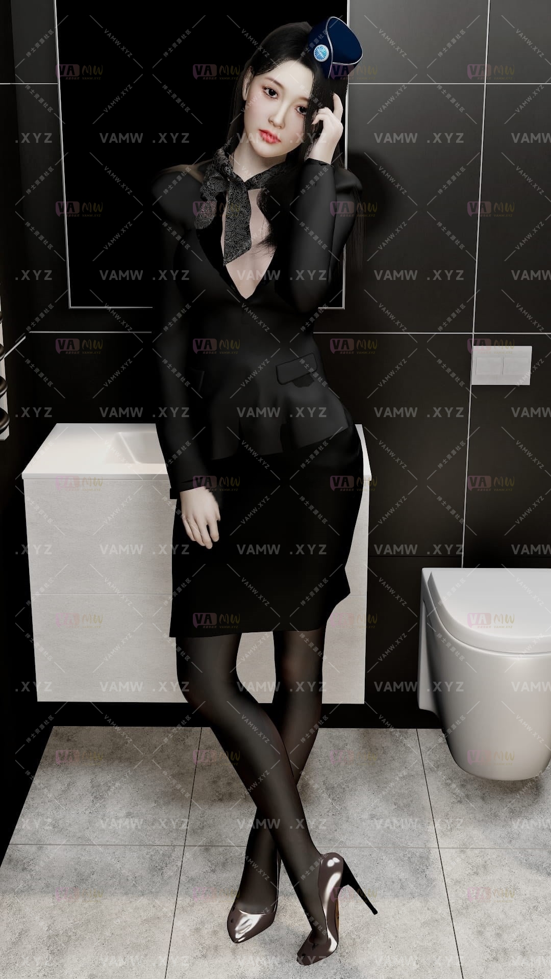 [VAM人物Looks]真实女友游戏 Pimax.空姐.1.var-VAM资源