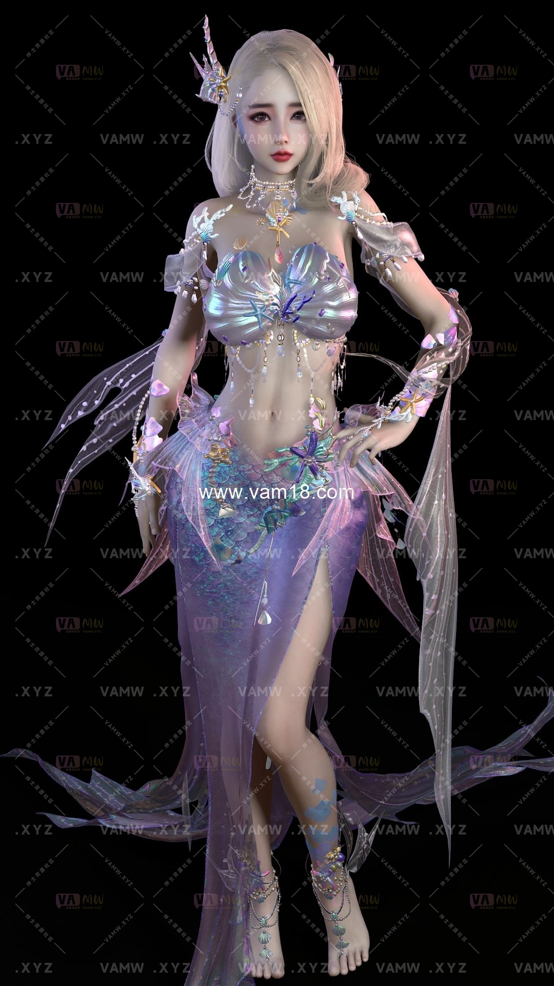 图片[2]-[VAM人物Looks]真实女友游戏 yuexia123.小美人鱼.1.var - VAM资源-VAM资源