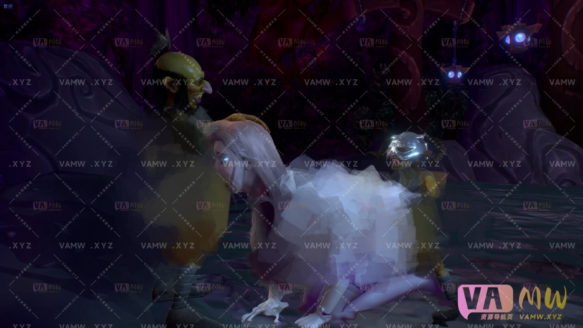 [大片Videos] #紫罗兰 #风鹰 哥布林巢穴的美人 09'03-VAM资源