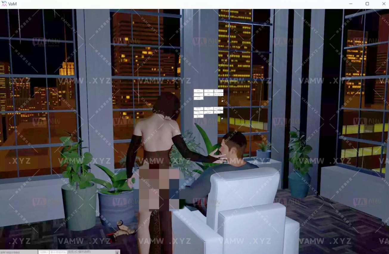 [VAM场景scene]真实女友游戏 Azur.A_passionate_night_with_Jill.1-VAM资源