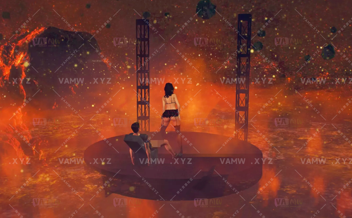 [VAM场景scene]真实女友游戏 C&G-STUDIO.BootyForceOne.1-VAM资源