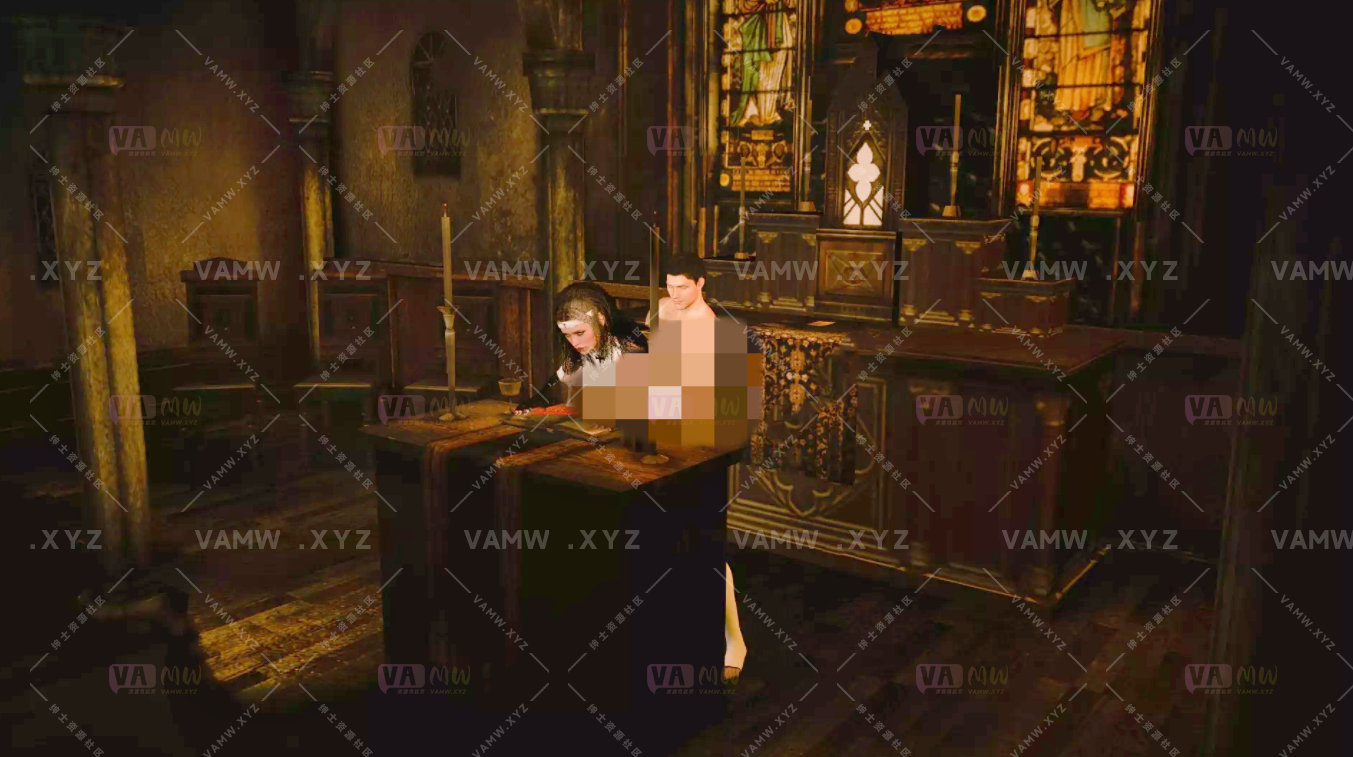 [VAM场景scene]真实女友游戏 Annubis.Naughty_NUN.1.var-VAM资源