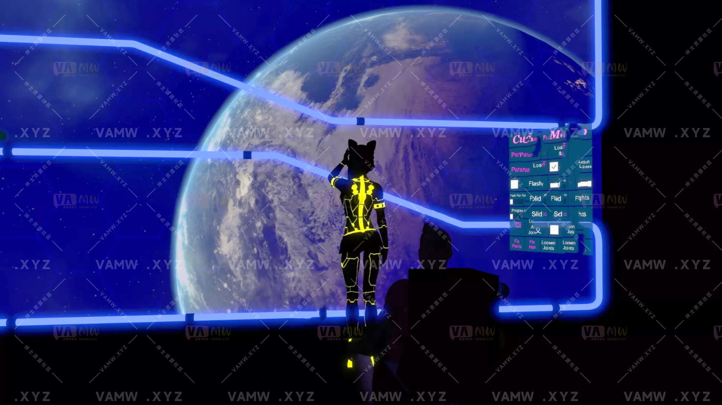 [VAM场景scene]真实女友游戏 CuddleMocap.012-Cyber-Striptease.4.var-VAM资源