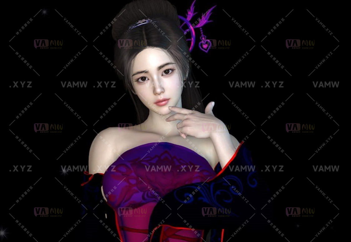 [VAM人物Looks]真实女友游戏 Pimax.夜蓝.1.var-VAM资源