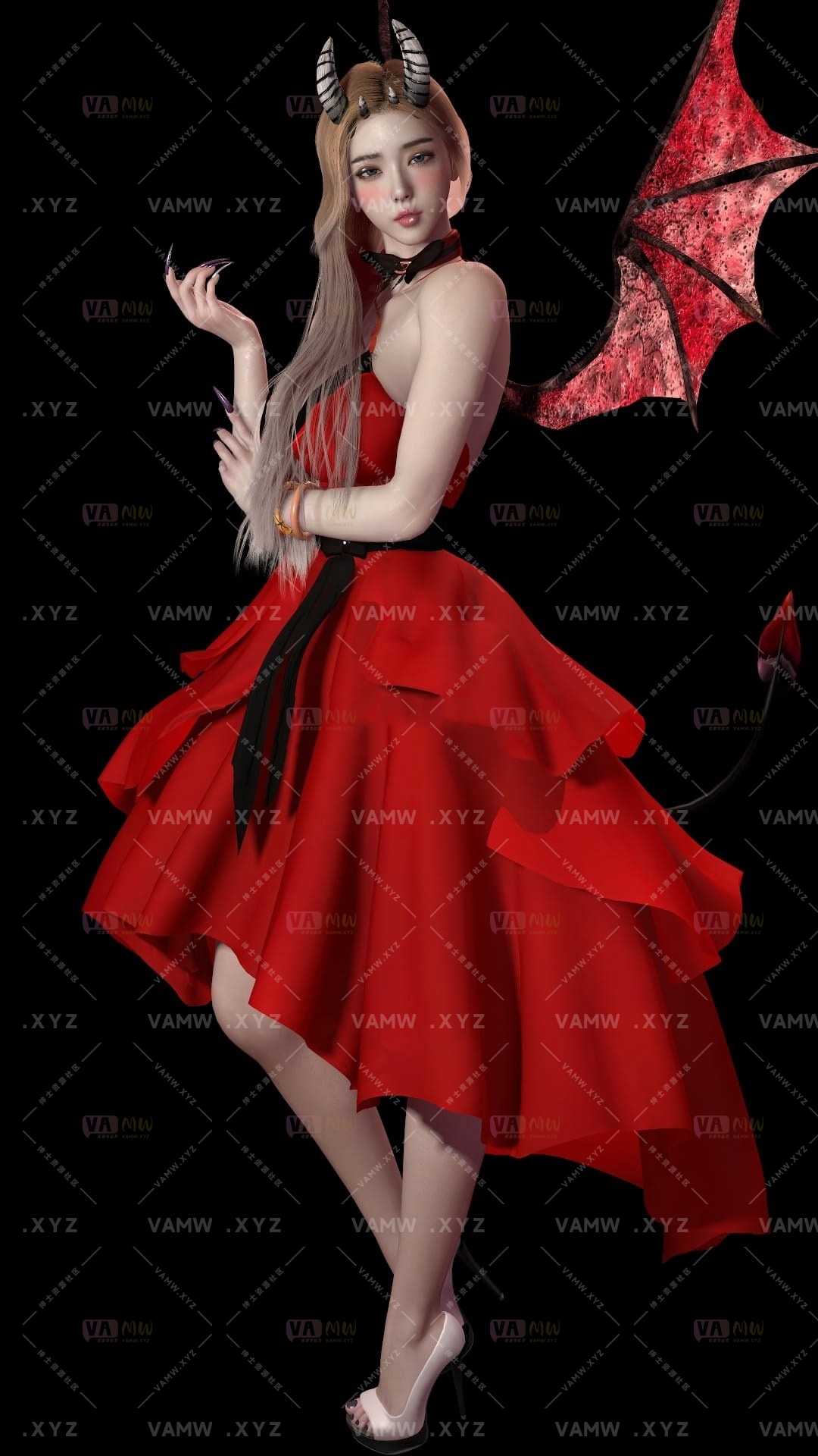 [VAM人物Looks]真实女友游戏 levtian.小恶魔.1.var-VAM资源
