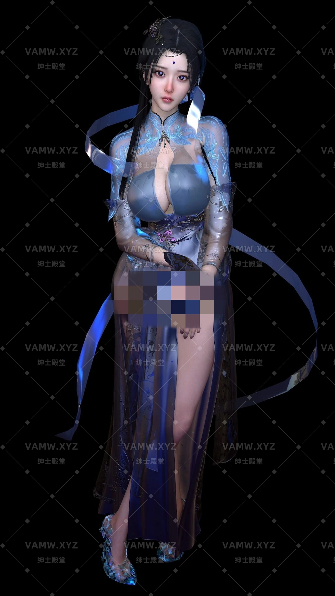 [VAM人物Looks]真实女友游戏 Menxing-QAQ.蓝.1.var-VAM资源