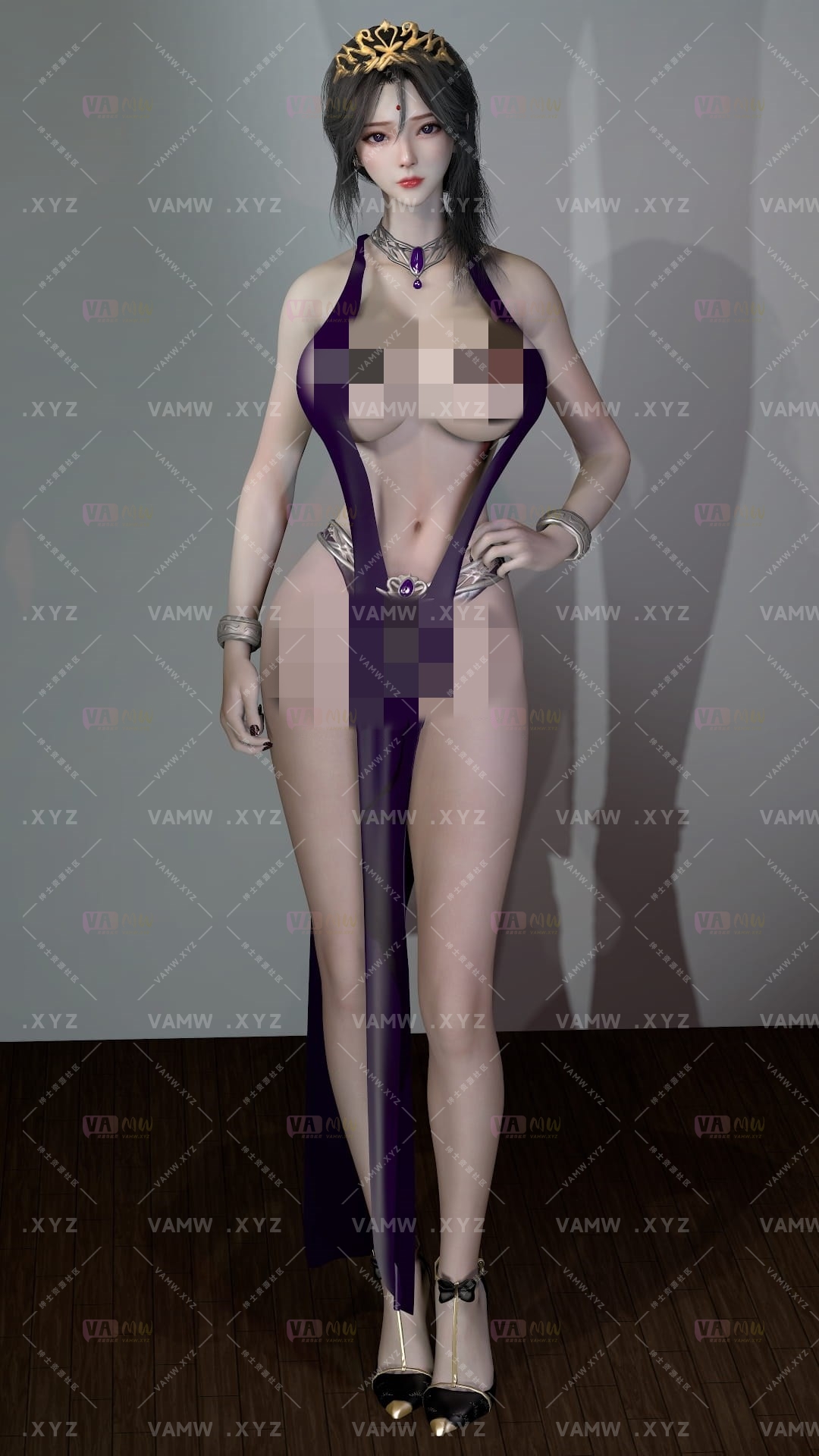 [VAM人物Looks]真实女友游戏 琴雅.花颜.1.var-VAM资源