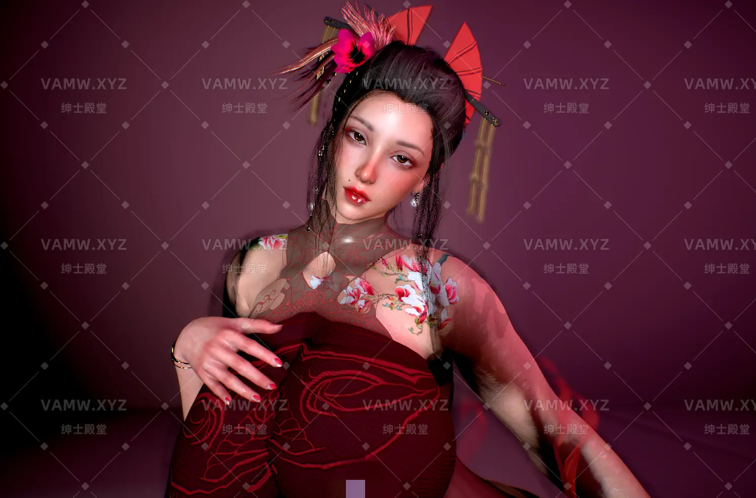 [VAM人物Looks]真实女友游戏 古风 未知.花魁芝芝.1.var-VAM资源