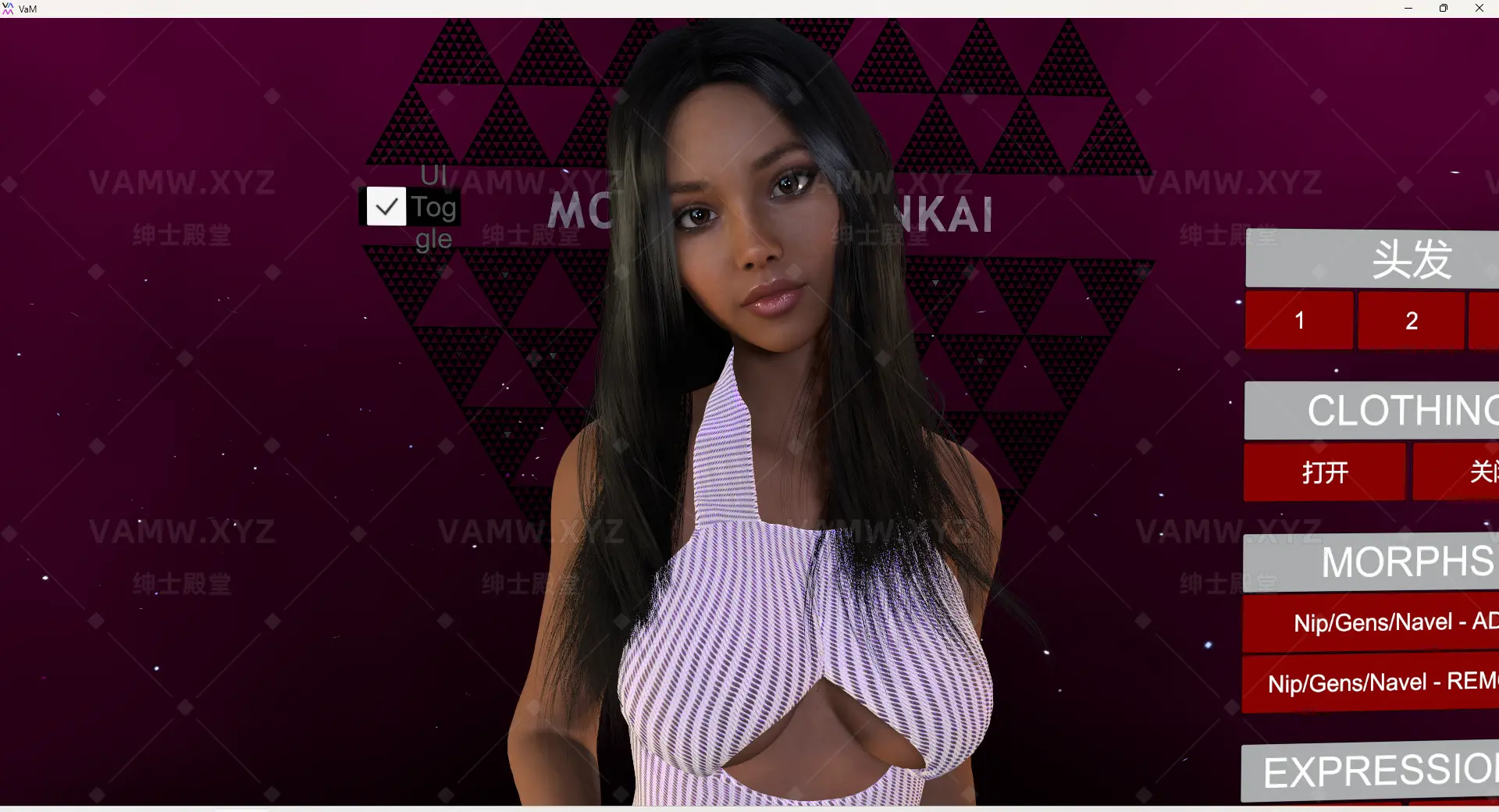 [VAM人物Looks]真实女友游戏 黑妹 MonsterShinkai.Imani.2-VAM资源