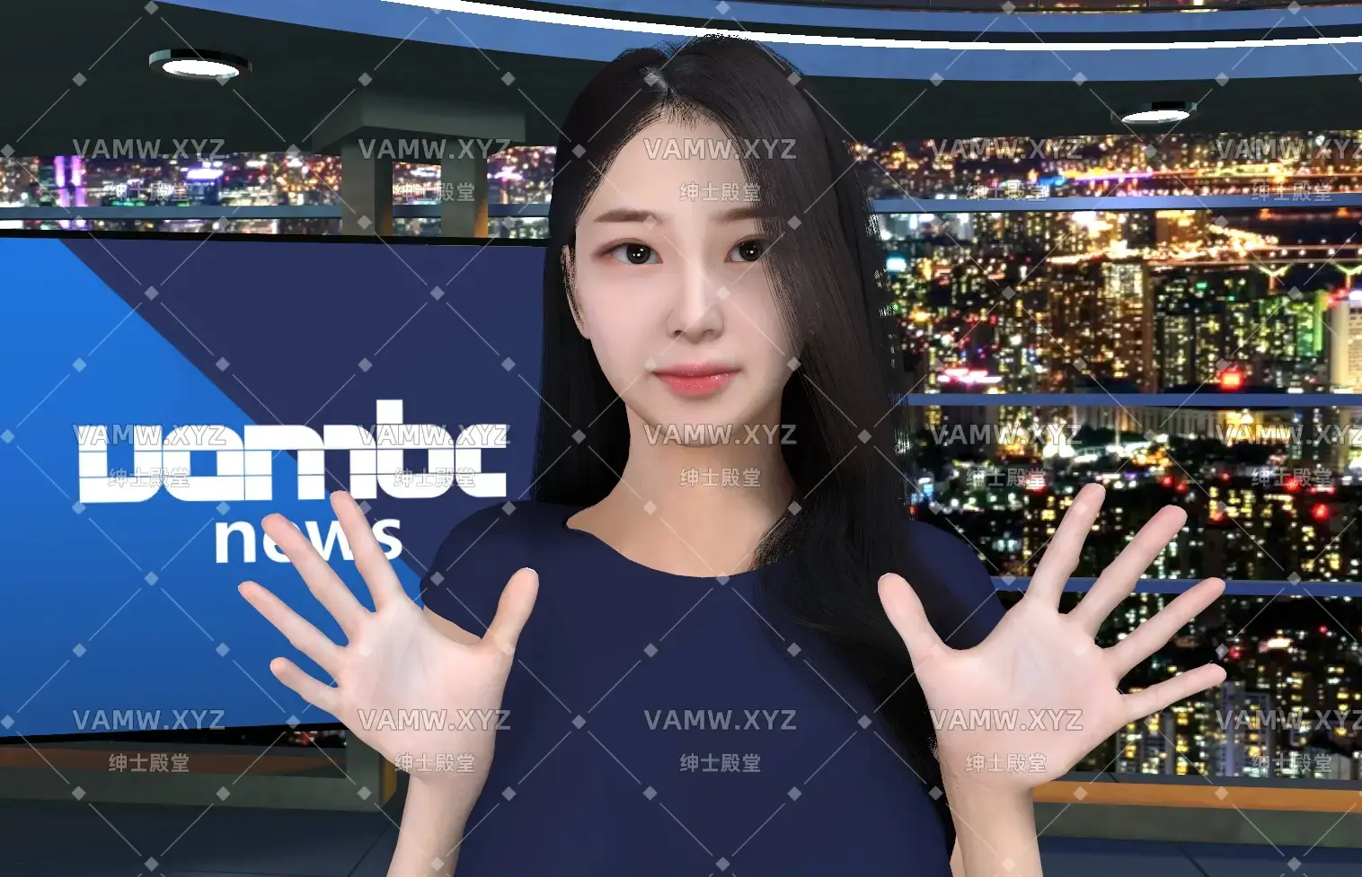 [VAM人物Looks]真实女友游戏 都市播音员 Anom.MinaYoon.1.var-VAM资源