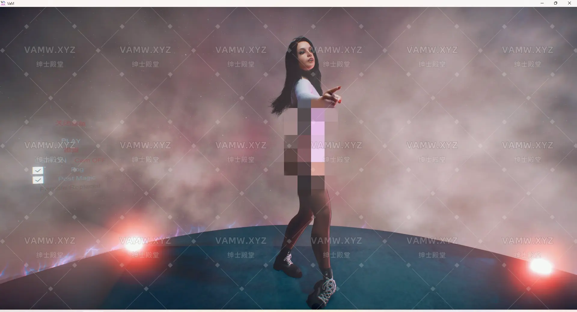 [VAM场景scene]真实女友游戏 摇舞 C&G-STUDIO.Electric_Vibe.1.var-VAM资源