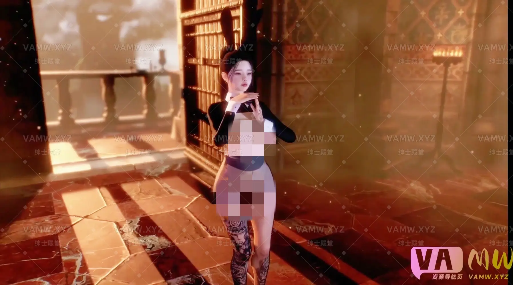 [大片Videos] 黑丝兔娘 的舞蹈诱惑-VAM资源