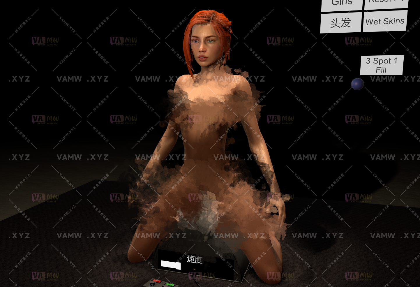 [VAM场景scene]真实女友游戏 SlamT.BukkakeGirl2-DT&VR.1.var-VAM资源