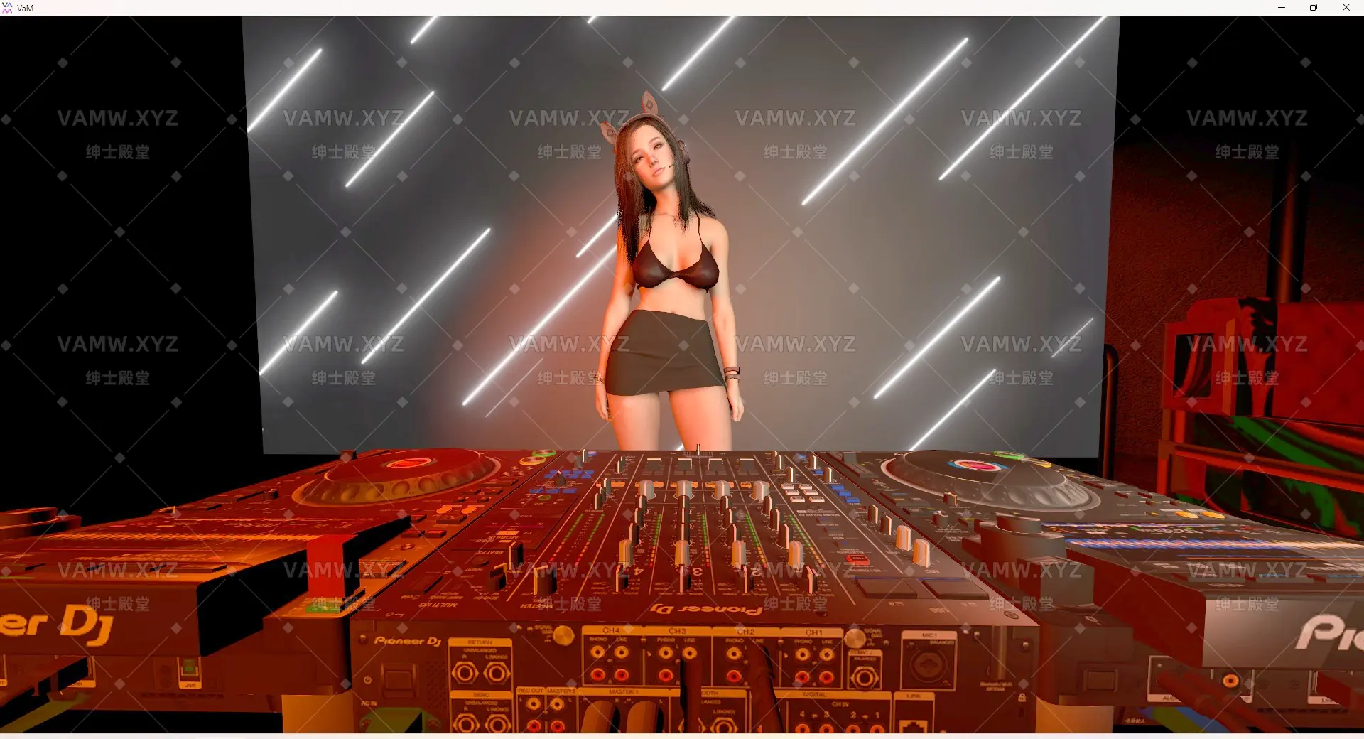 [VAM场景scene]真实女友游戏 PrimeMocap.DJ_Girl.1-VAM资源