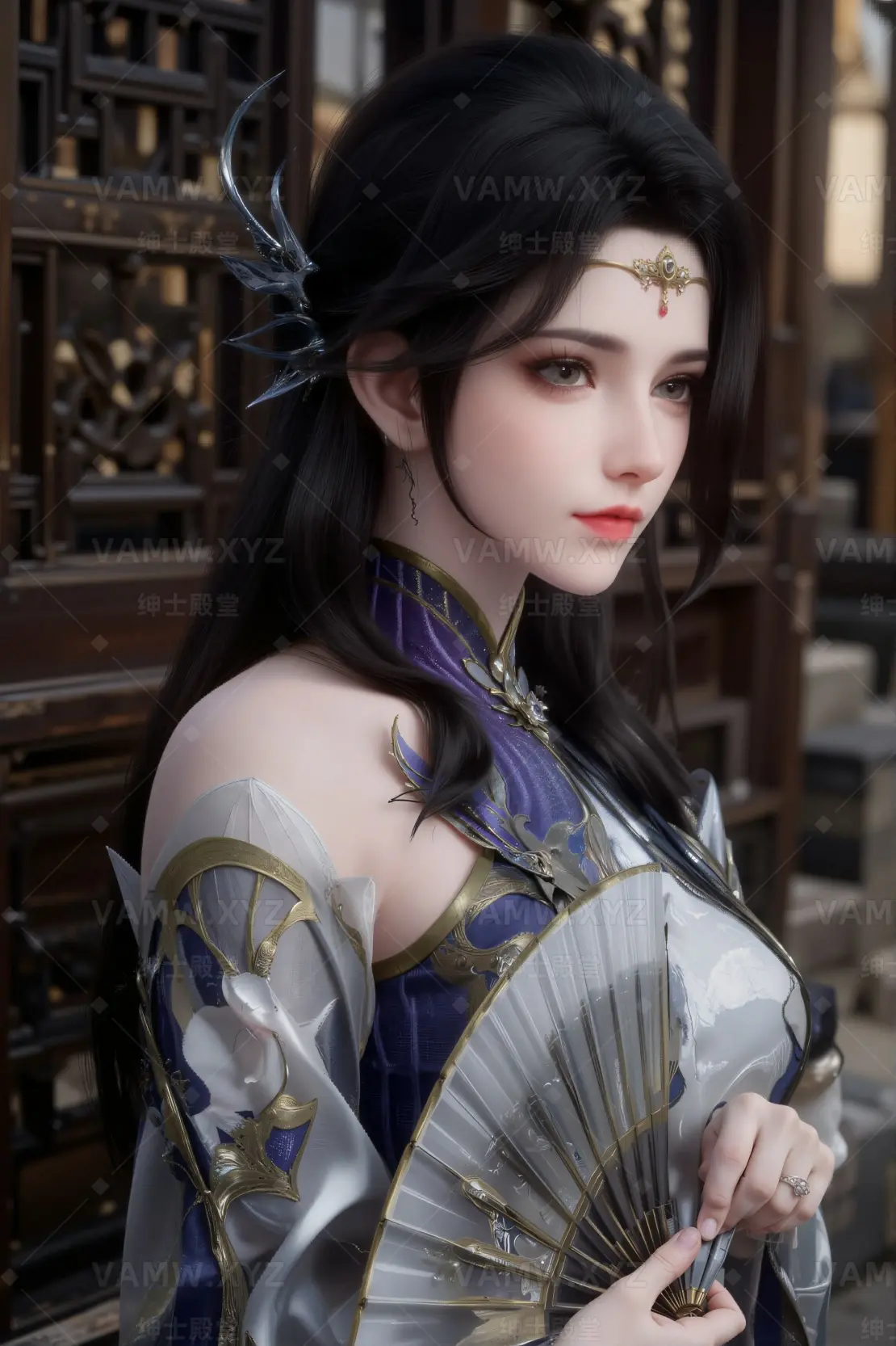 [AI绘图AIpainting]师娘玄衣 旗袍 横竖屏壁纸 HD87P+494 MB ai20250107173455007-VAM资源