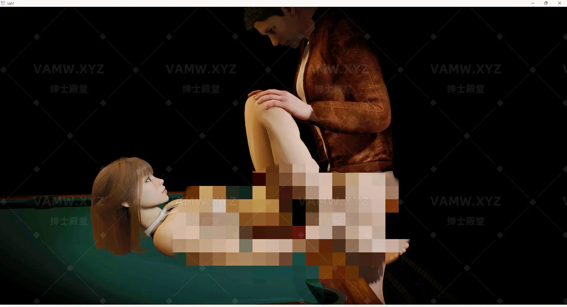 [VAM场景scene]真实女友游戏 C&G-STUDIO.QD-SnookerNight.1-VAM资源