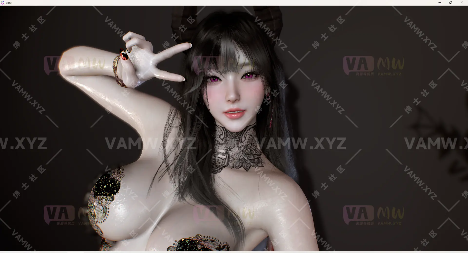 [VAM人物Looks]真实女友游戏 lulu.魅魔小恶魔形态.1-VAM资源