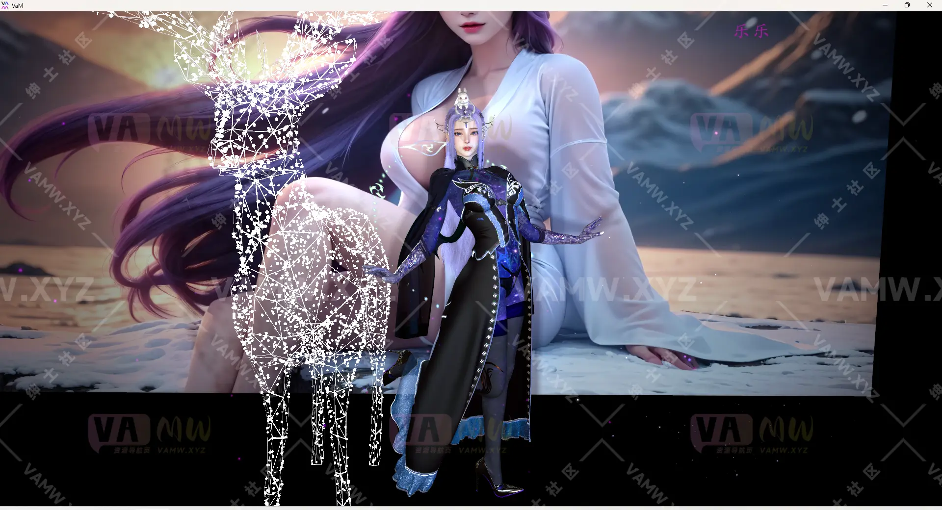 图片[2]-[VAM人物Looks]真实女友游戏 古风 lelesmile.星空公主.1 - VAM资源-VAM资源