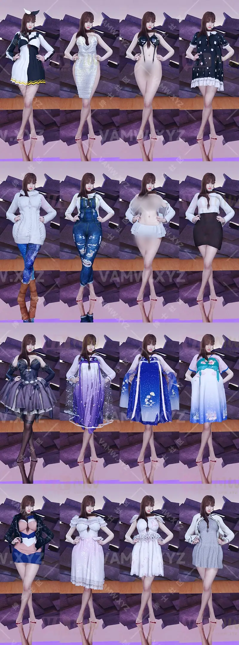 图片[3]-【精】VAM服饰合集 huaQ服装资源合集 【2025-01-19】 - VAM资源-VAM资源