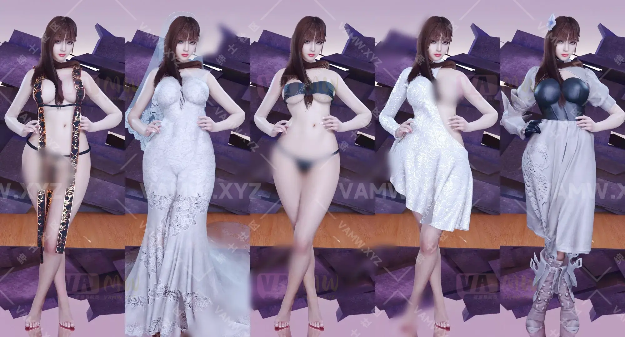 【精】VAM服饰合集 huaQ服装资源合集 【2025-01-19】-VAM资源