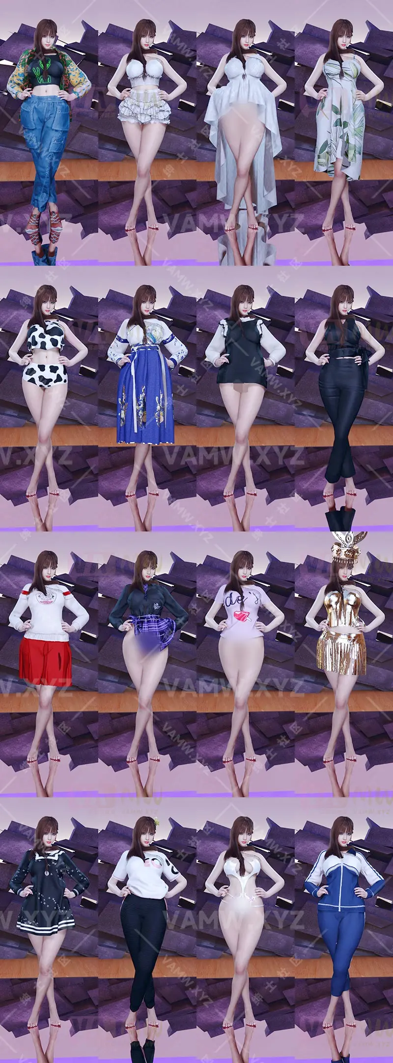 图片[4]-【精】VAM服饰合集 huaQ服装资源合集 【2025-01-19】 - VAM资源-VAM资源