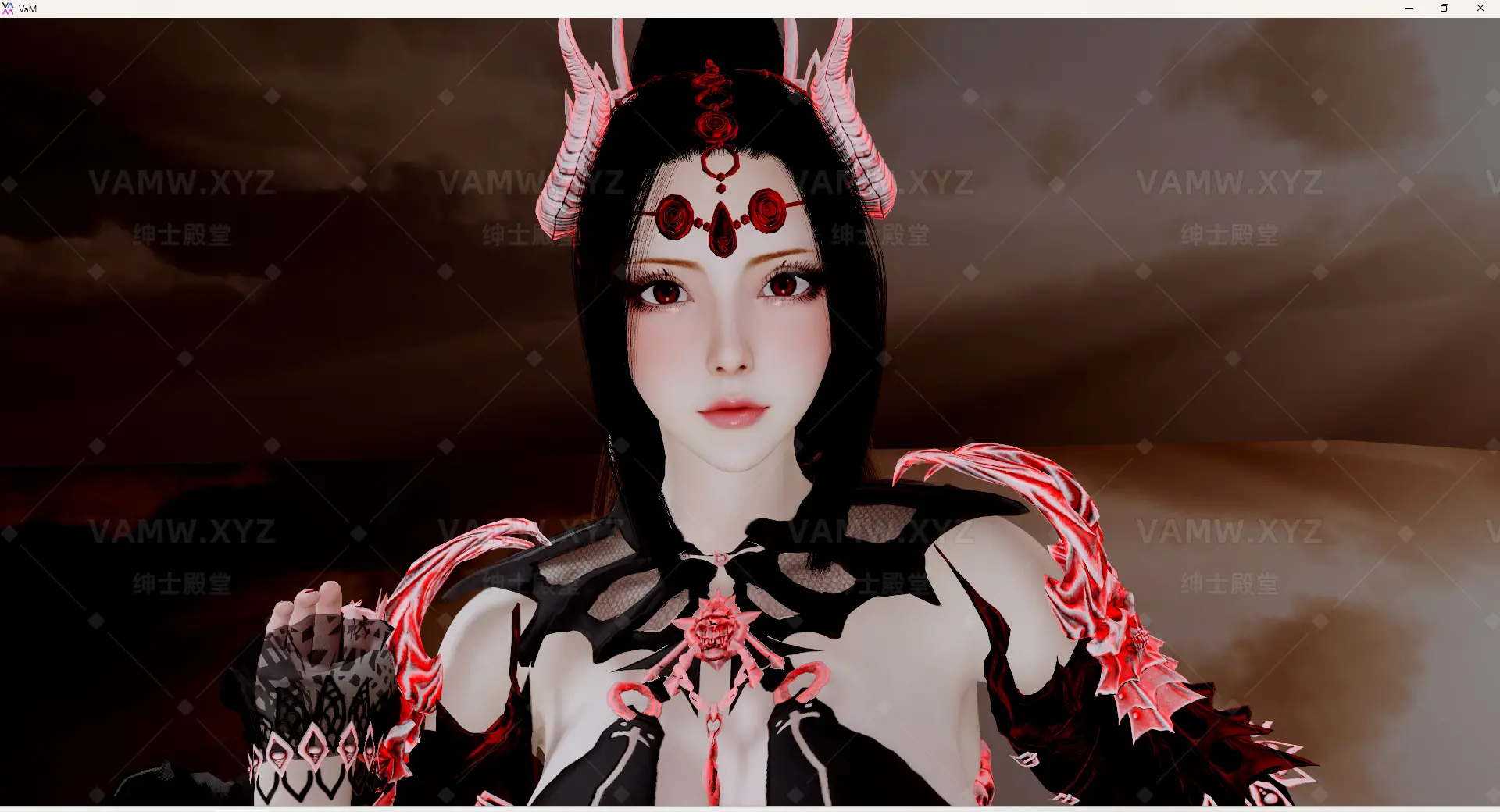 [VAM人物Looks]真实女友游戏 古风美女 未知.赤恋魔女.1-VAM资源