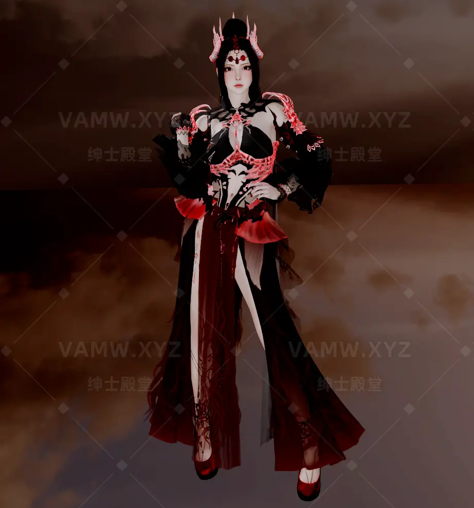 图片[2]-[VAM人物Looks]真实女友游戏 古风美女 未知.赤恋魔女.1 - VAM资源-VAM资源