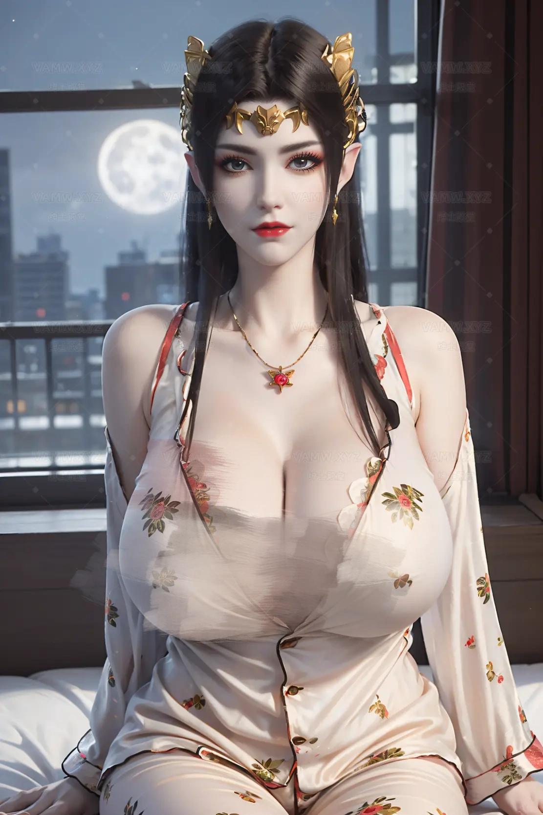 [AI绘图AIpainting]美杜莎 印花睡衣 HD135P+744 MB ai20250107173455010-VAM资源