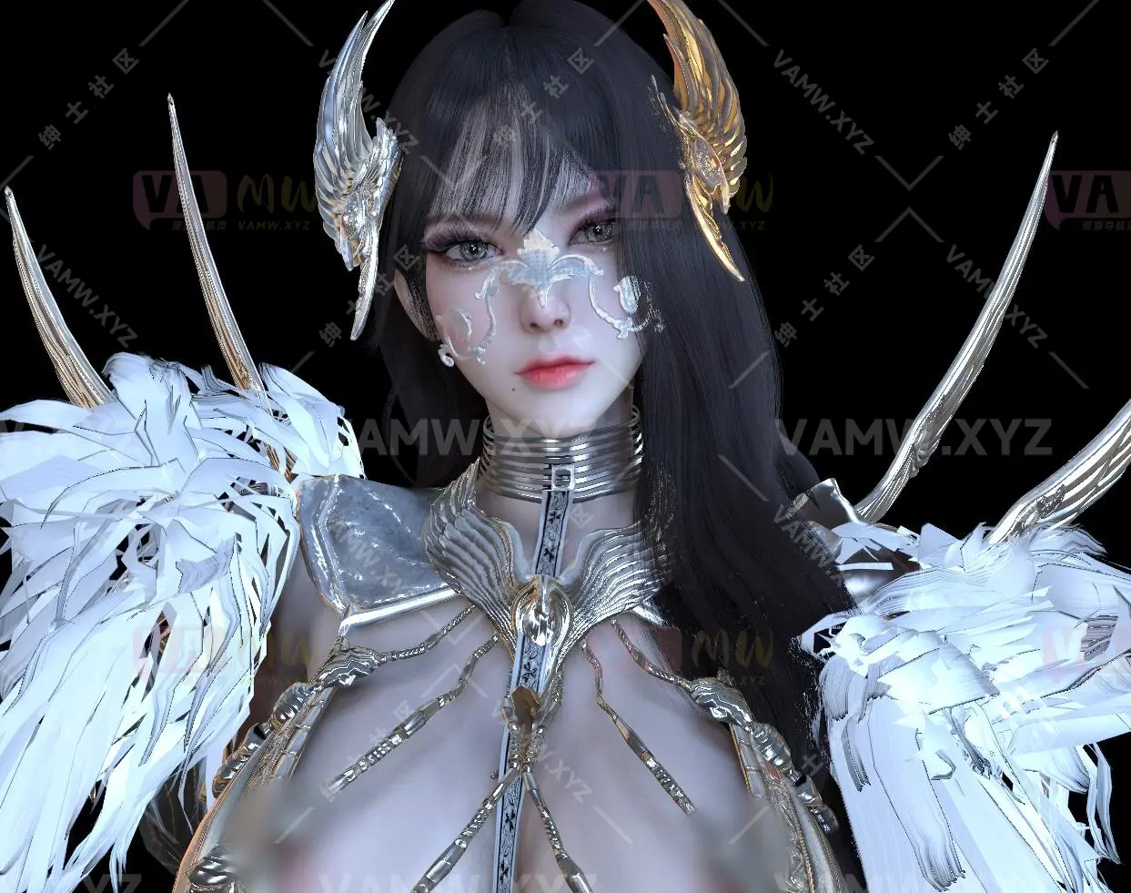 [VAM人物Looks]真实女友游戏 古风 AABC.盔甲.1-VAM资源