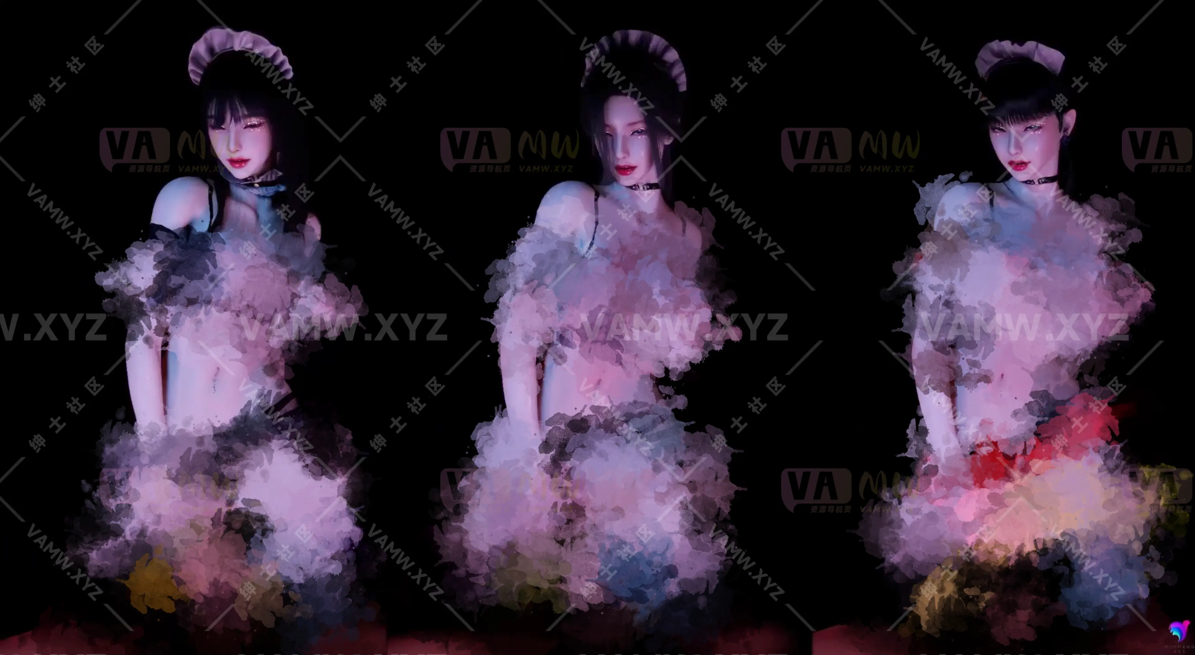 [大片Videos] 宇宙联邦养姬场大领主 ，三姬共振-VAM资源