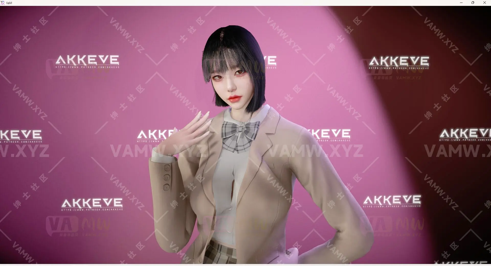 [VAM人物Looks]真实女友游戏 AKKEVE.Min_Seo.1-VAM资源