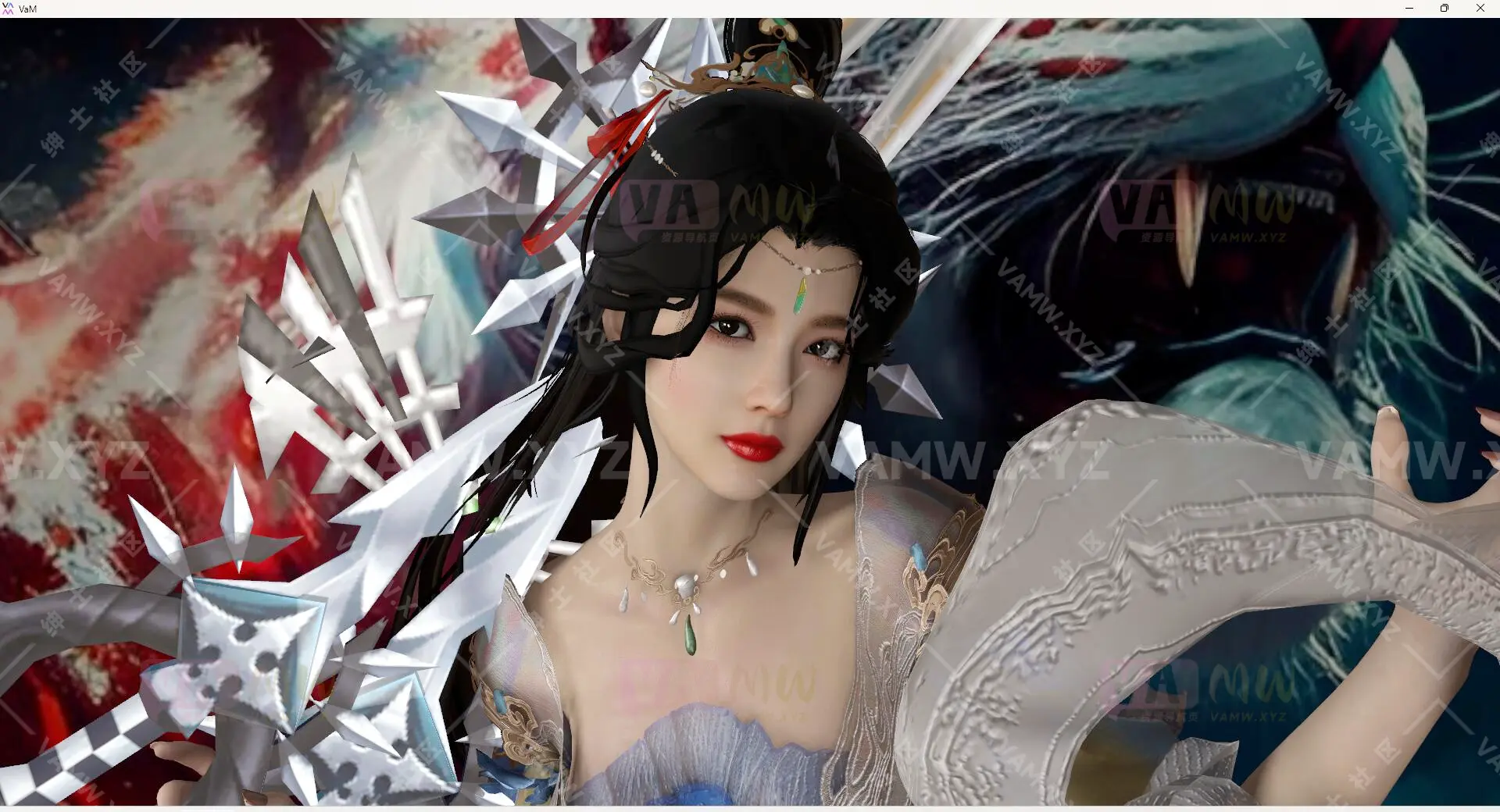 [VAM人物Looks]真实女友游戏 古风美女Pimax.白虎.1-VAM资源